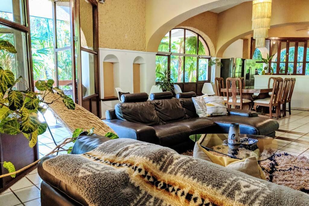 Steps To Ocean Huge Private Pool In Exclusive Fase 1 Playacar Villa